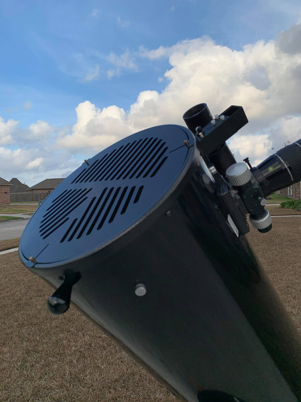 Bahtinov mask on a large telescope