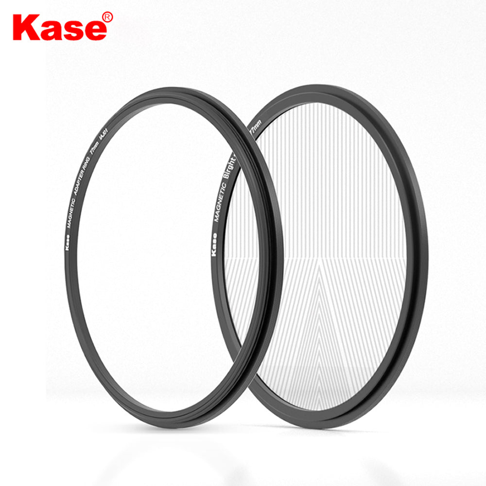 Kase Bright Star Professional Bahtinov Filter Focus Threaded Filter with Magnetic Adapter 77mm/82mm