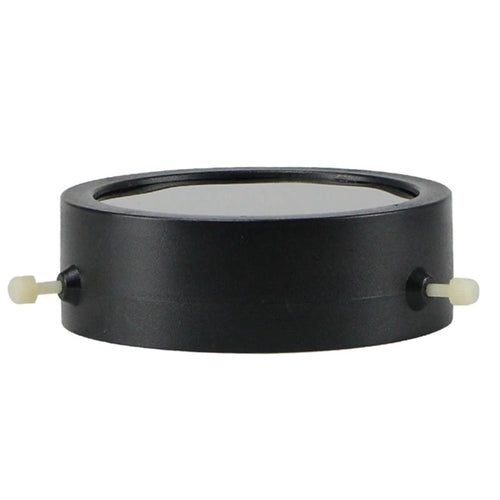 Front-mounted solar filter for telescopes and telephoto lenses